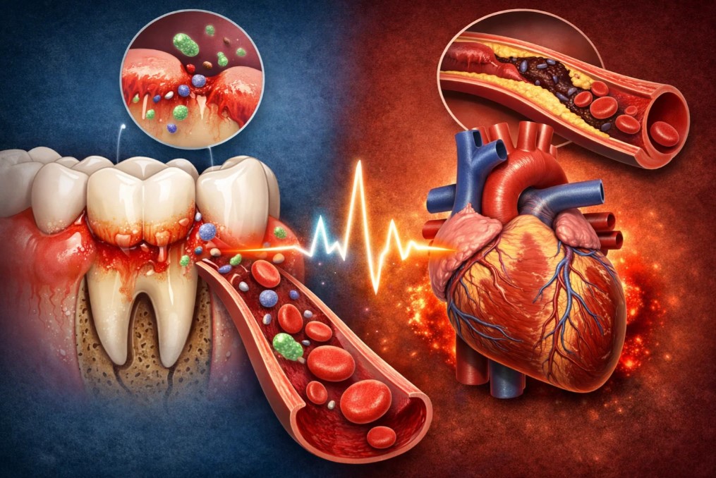 connection between teeth and heart health