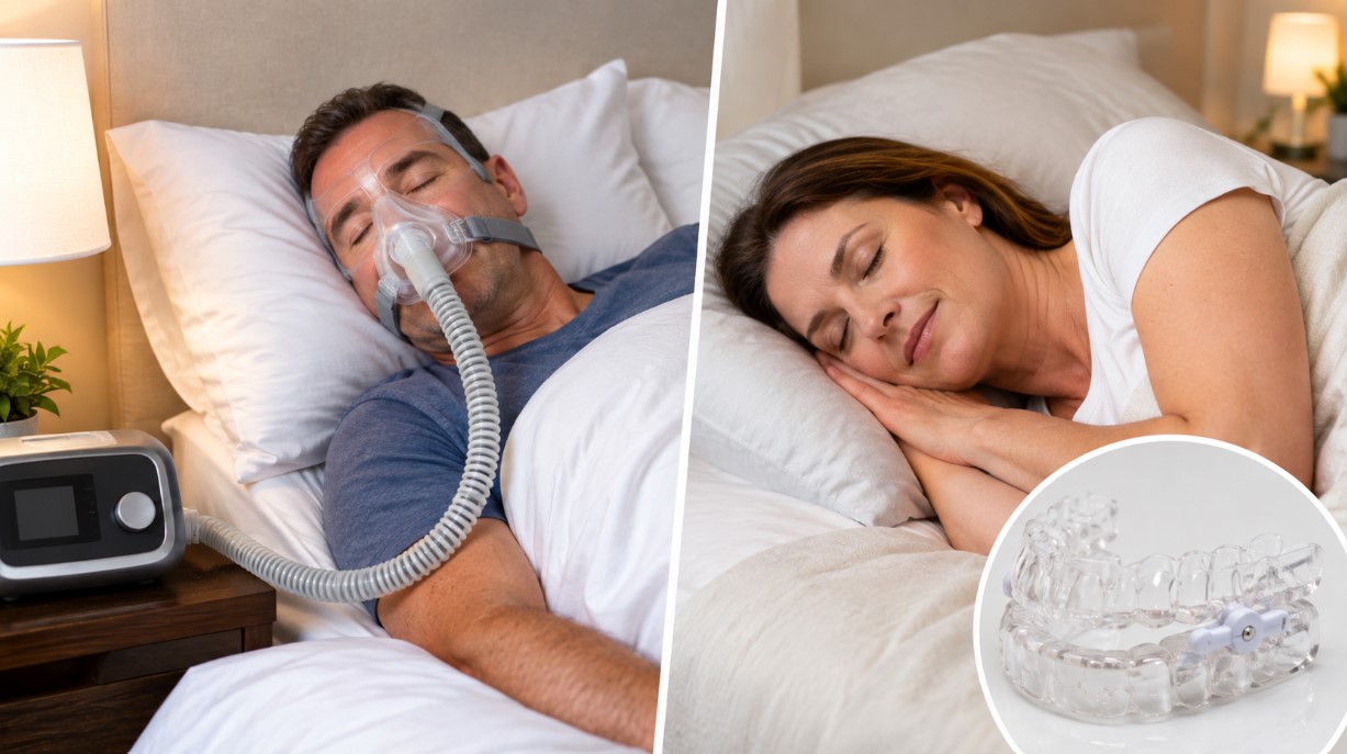 cpap vs. appliance for sleep apnea