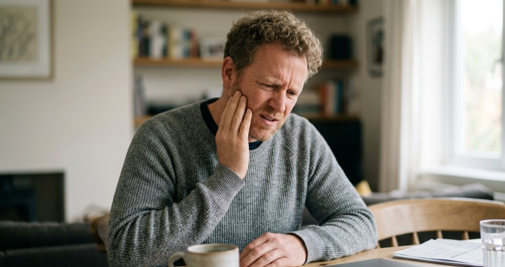 man with tmd pain